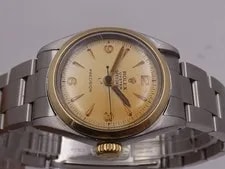 Rolex Oyster Speedking 6020 18KT Gold Bezel Year 1951 Hand Winding 3