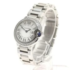 Cartier — Cartier Ballon Bleu SM 28mm SS Quartz Silver Dial #C054 — Watch — resale