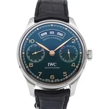 IWC Portugieser Annual Calendar IW503510 Stainless Steel 44.2mm 2015 #LPW303 2