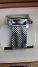 Omega Seamaster 300M Chrono 44mm Black Dial Steel Mesh Box/Papers James Bond 2