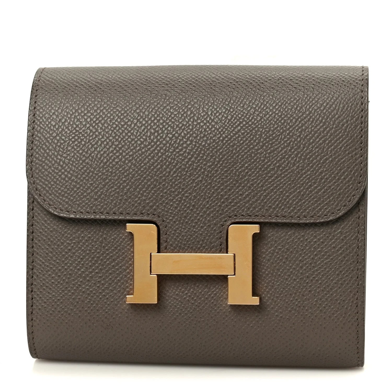 Hermès — Constance Short Wallet Etain — Accessory — resale