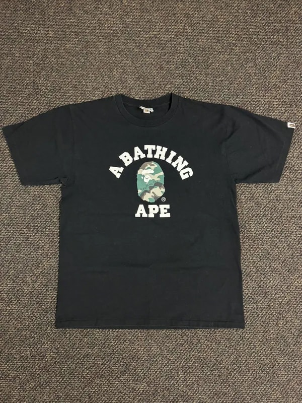 BAPE — Bape ABC Camo College Tee — streetwear — resale