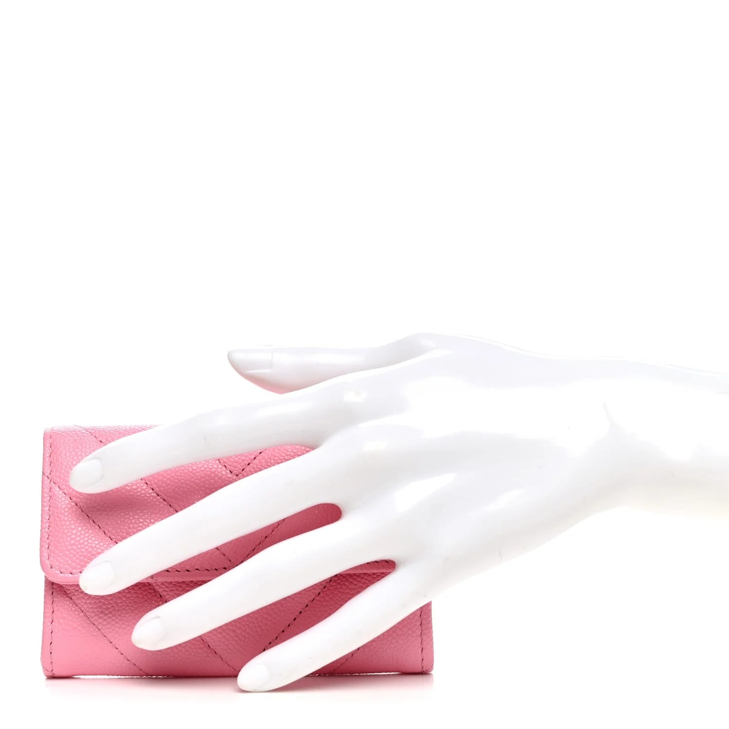 Shiny Chevron Flap Card Holder 2