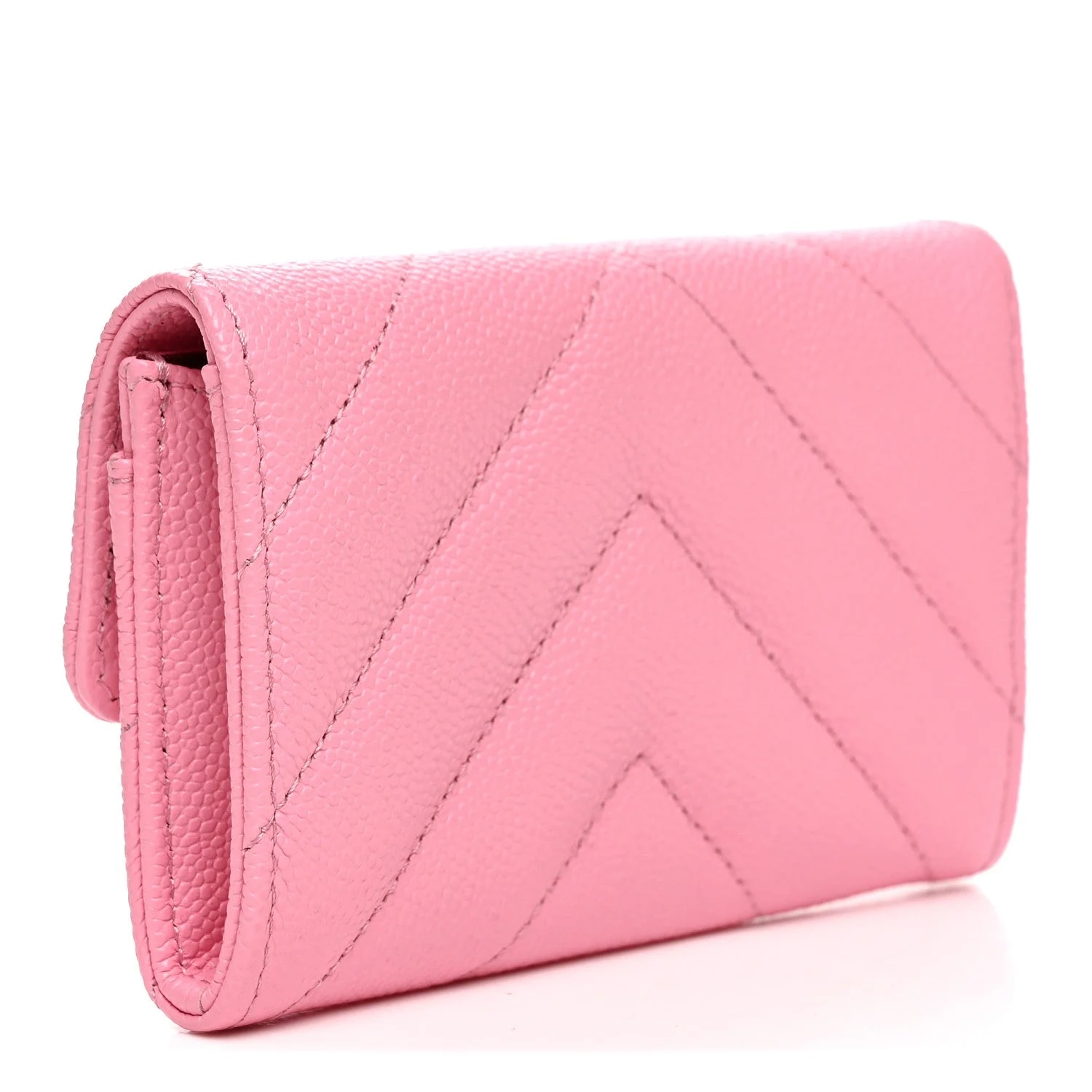 Shiny Chevron Flap Card Holder 3