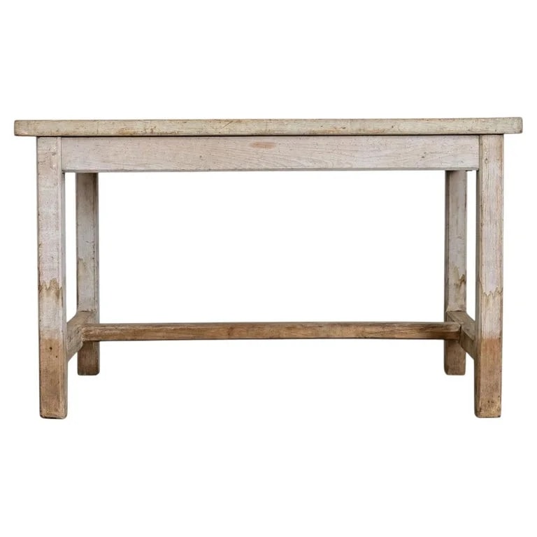English 19th Century Limed Beech Prep — Furniture — resale