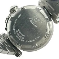 Cartier C GMT W31049M7 35mm Stainless Steel Black OKW447 2