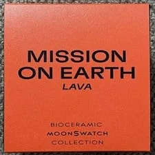 Swatch Moonswatch Mission on Earth Bioceramic Black Orange Lava 4