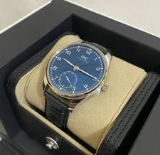 IWC Portugieser Automatic Movement With Blue 40.4mm Dial IW358305 4