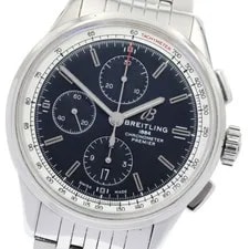 Breitling — Breitling Premier A13315 Chronograph Date Black Dial Automatic 's_885488 — Watch — resale