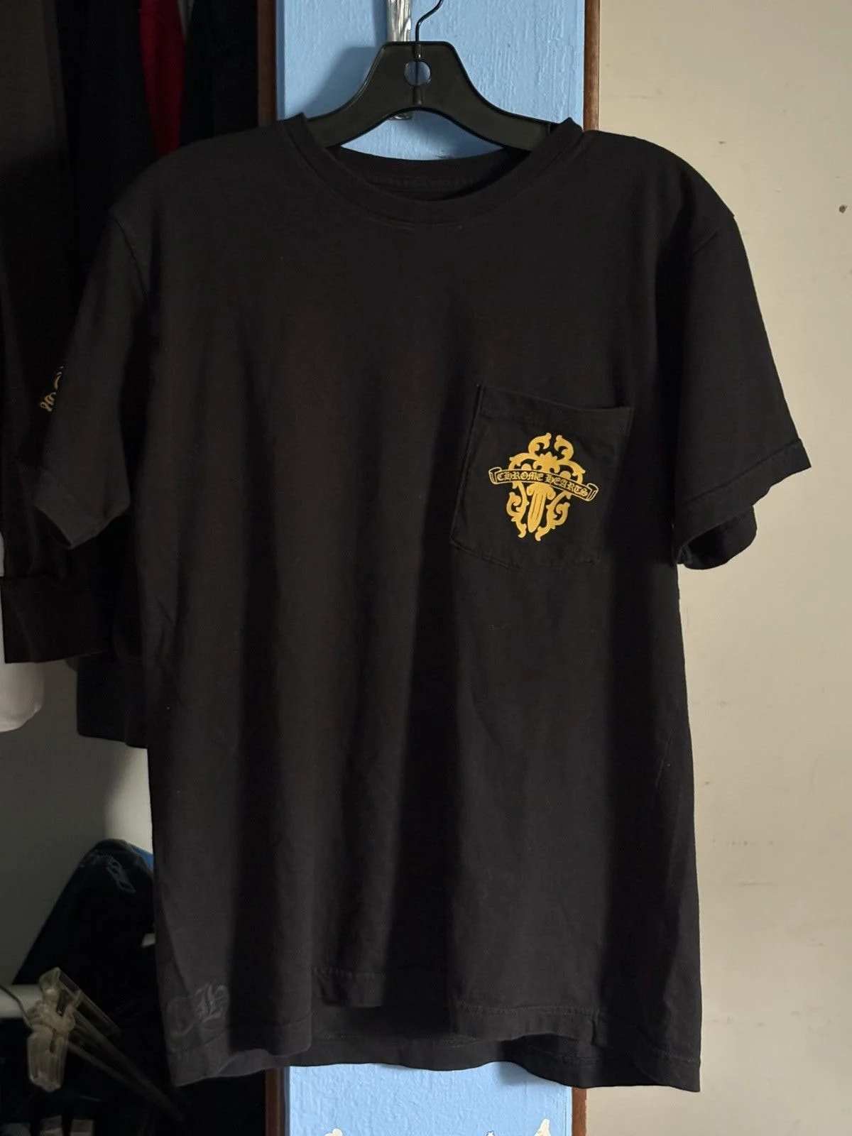 Chrome Hearts — Hearts Dagger Logo Pocket T-Shirt — streetwear — resale