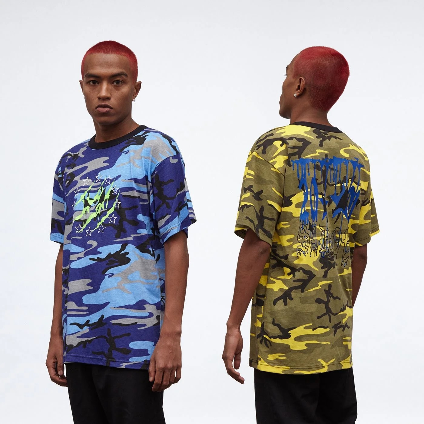 Sad Yung Lean Camo T-shirt — streetwear — resale