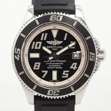 Breitling — Breitling Superocean II A17364 SS & Rubber AT Black Dial A187B29RPR — Watch — resale