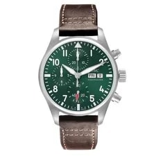 IWC Pilot's Chronograph 41 Green Dial Steel IW388103 Card 2
