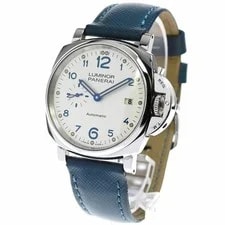 Panerai Luminor Due 3 Days Achaio PAM00906 Silver Dial AT Leather 2