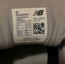 Size 7.5 - New Balance 2002R Eclipse Raincloud 3
