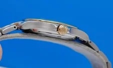 Omega Seamaster 18K Gold & SS - Gold Dial - Diamond Bezel - 2315.10 2