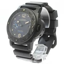 Panerai Luminor Submersible 1950 PAM00616 47mm Titanium Black Dial Rubber #C019 2