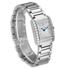 Cartier Tank Francaise Small Steel Diamond W4TA0020 Card 3