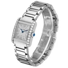 Cartier Tank Francaise Small Steel Diamond W4TA0020 Card 4