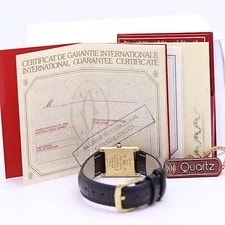 Cartier Must Tank Sterling Silver Ivory #VWM3665 3
