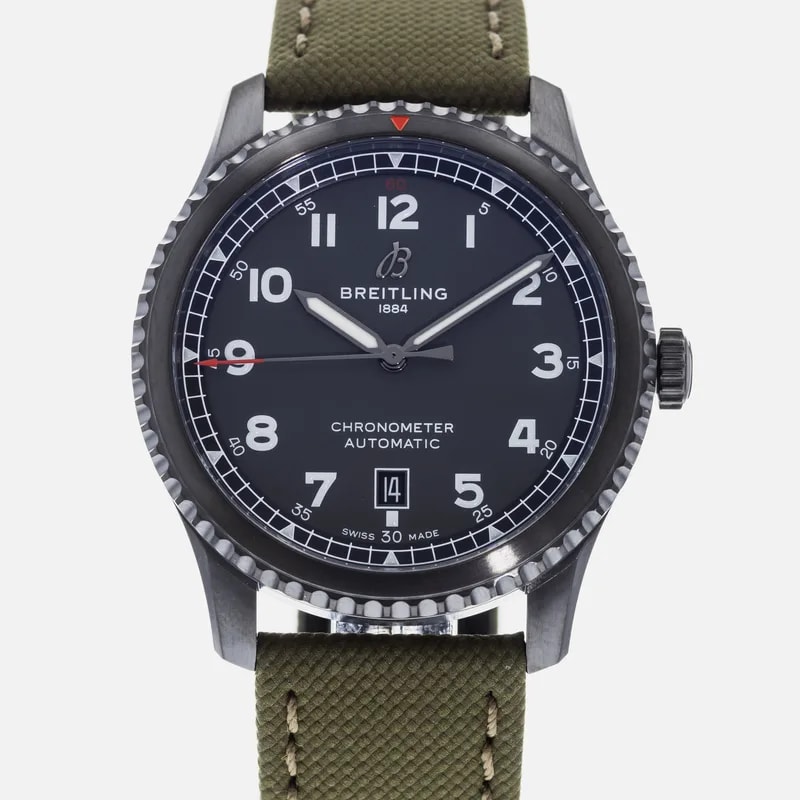 Breitling — Breitling Aviator 8 Automatic 41 Blacksteel Curtiss Warhawk M17315 — Watch — resale