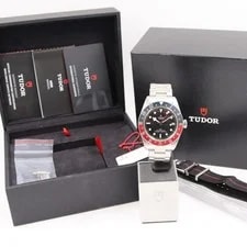 Tudor Black Bay Pepsi Black Dial GMT + Extra Nato Strap Warranty Oct 2027 2