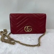 Gucci — Auth Gucci Super Mini GG Marmont Chain Crossbody — Handbag — resale