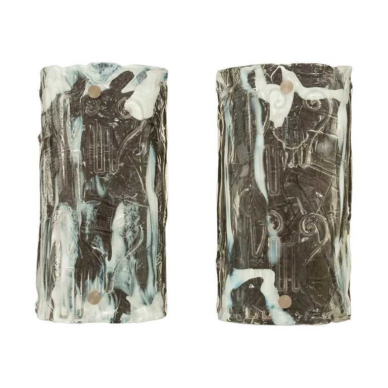 Murano — Pair 1970s Murano Glass Sconces — Lighting — resale