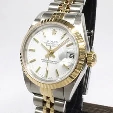 Rolex Datejust 79173 26mm Yellow Gold, Stainless Steel White #UW242 2