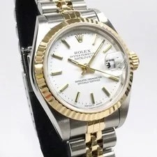 Rolex Datejust 79173 26mm Yellow Gold, Stainless Steel White #UW242 3