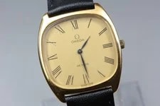 1975 Omega de Ville 32mm 111.0139 Manual Gold Roman Dial Exc+5 3