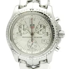 TAG Heuer — TAG Heuer Link Chronograph Steel Quartz CT1112 Polished BF591616 — Watch — resale