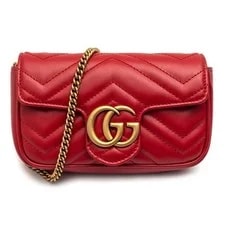 Gucci — Gucci GG Marmont Matelassé Super Mini 476433-DTDCT-6433 158380417 [P] — Handbag — resale