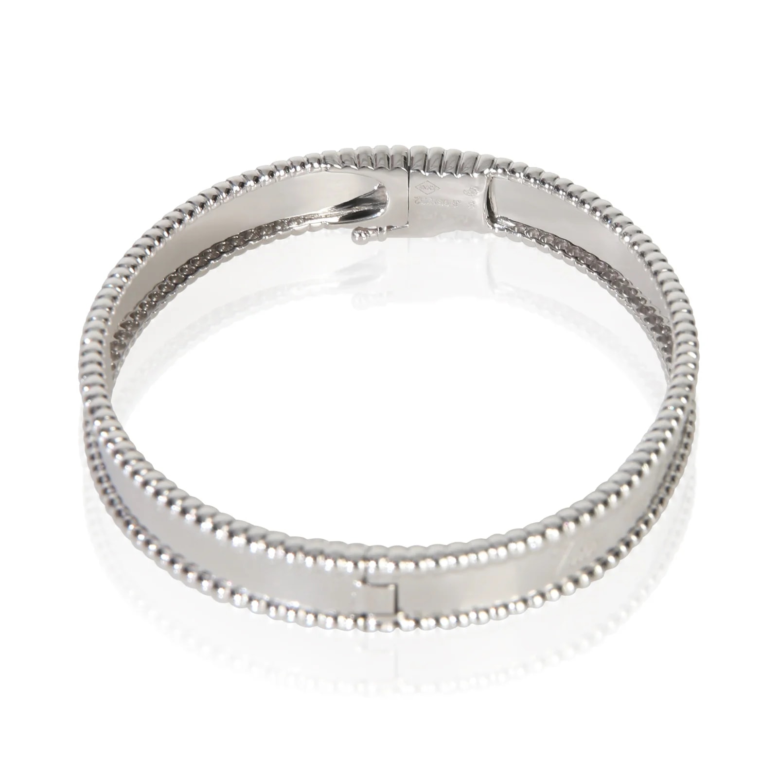 Van Cleef & Arpels White Gold Perlee 18k 2