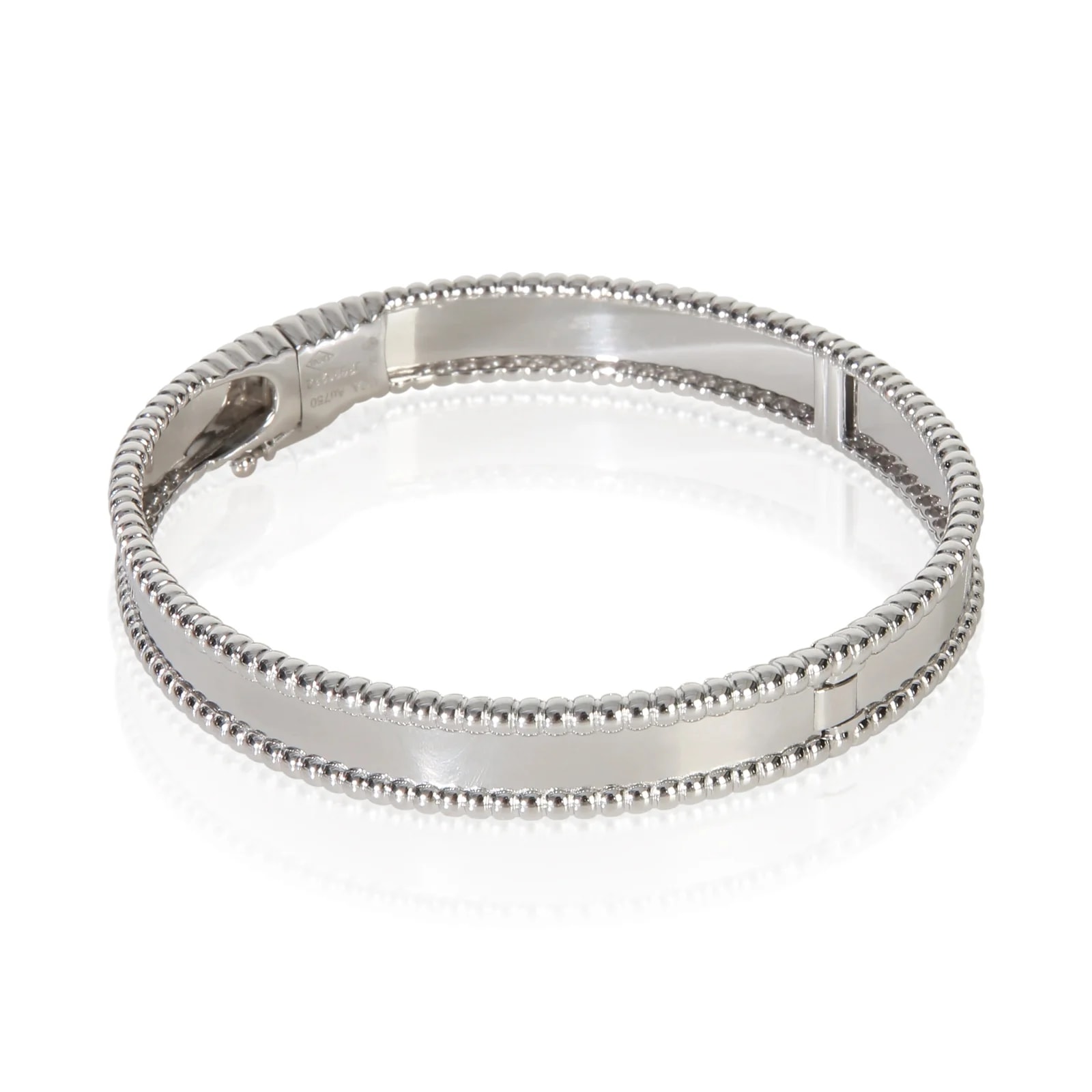 Van Cleef & Arpels White Gold Perlee 18k 4