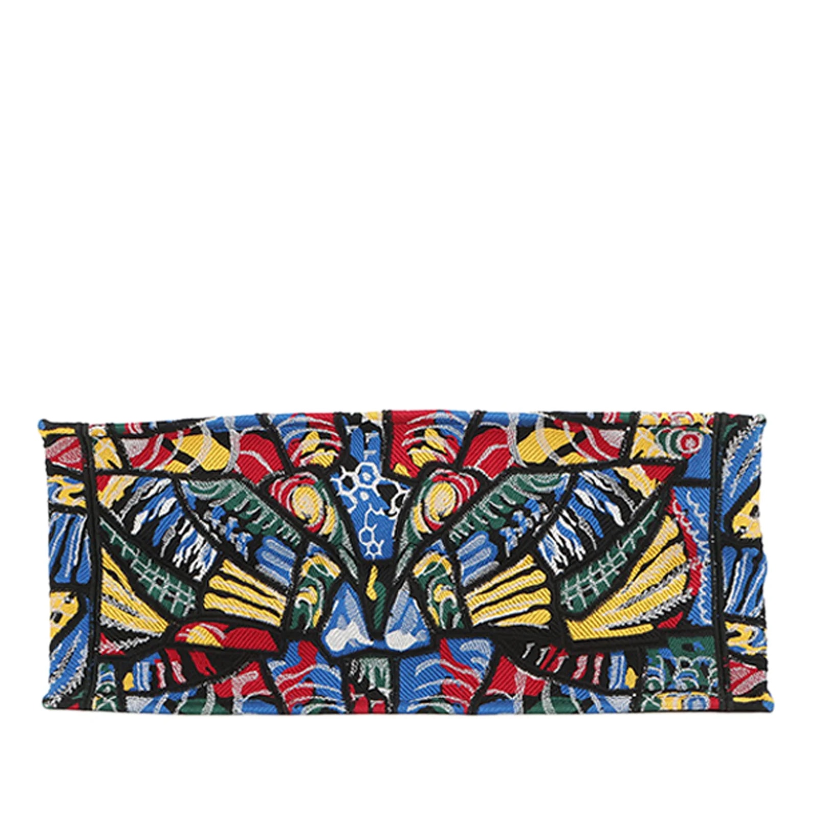 Large Embroidered Butterfly Book Tote 3