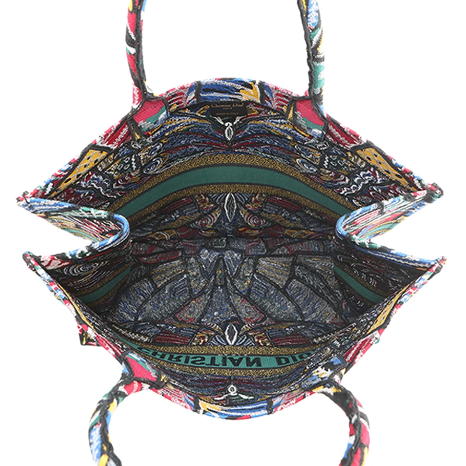 Large Embroidered Butterfly Book Tote 4