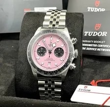 Tudor — Tudor Black BAY Chrono Pink Flamingo Dial 79360N Unworn 2024 Full SET — Watch — resale