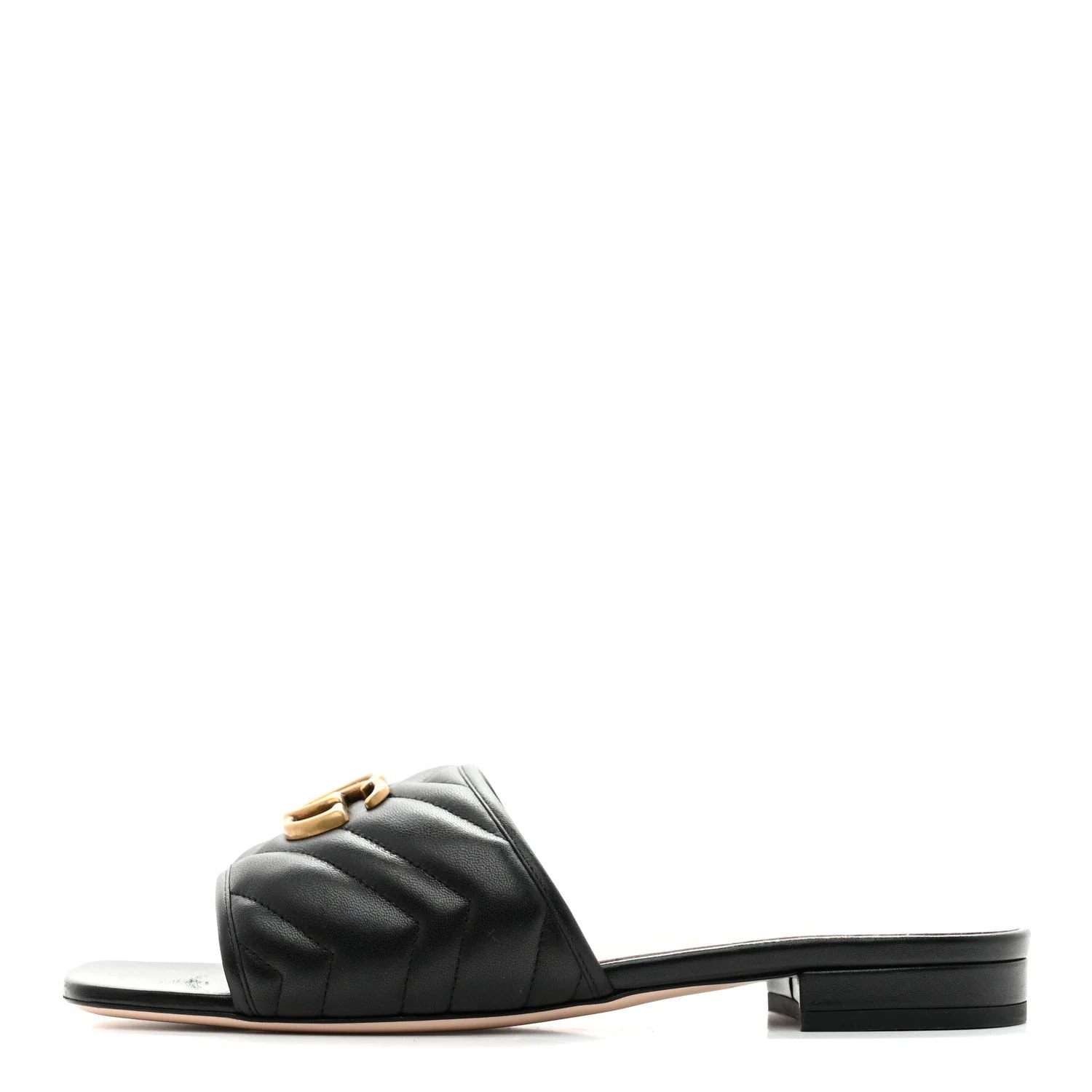 Gucci — Matelasse GG Marmont Slide 40 — Designer Shoe — resale
