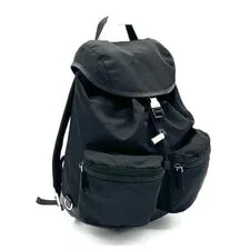 Prada — Prada Drawstring Backpack Triangle Logo — Handbag — resale