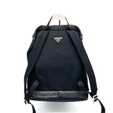 Prada Drawstring Backpack Triangle Logo 3