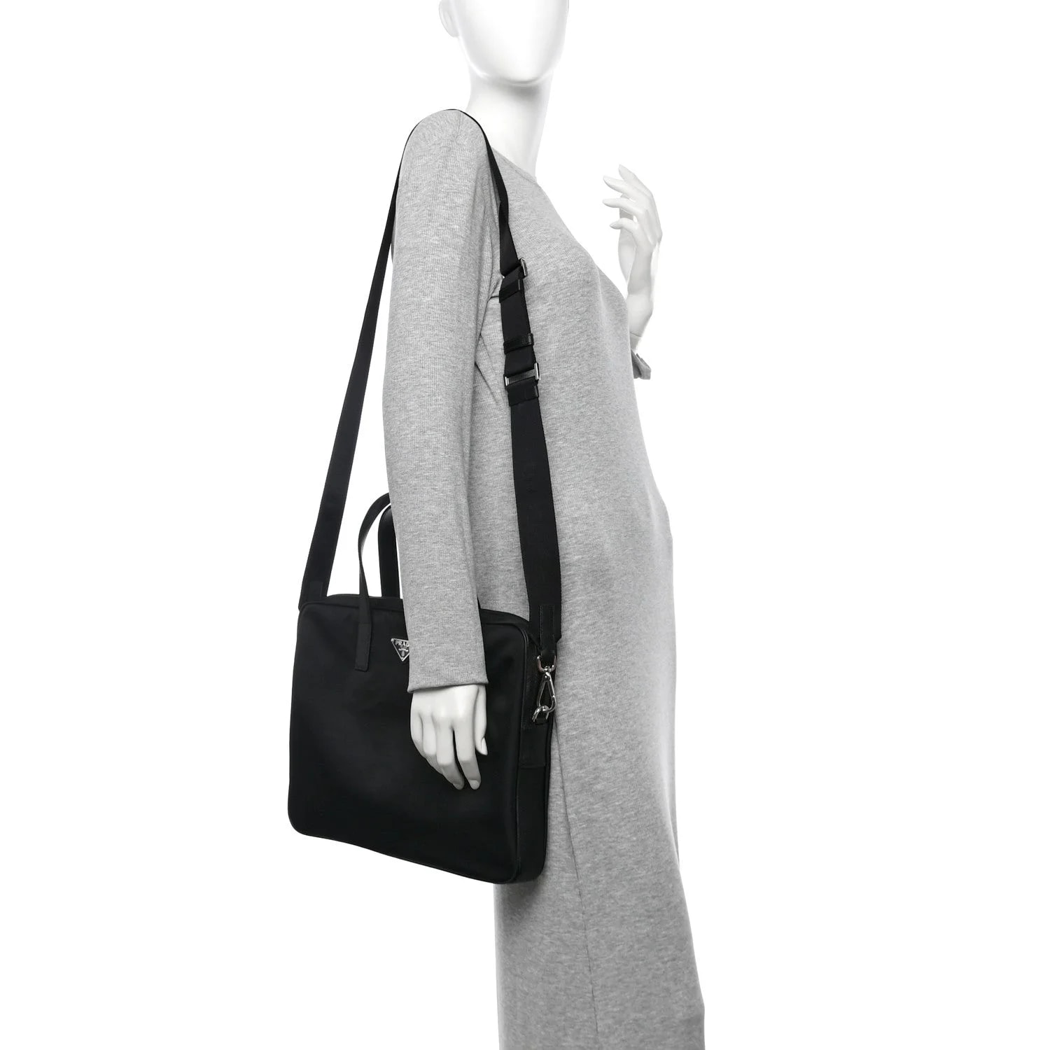 Metal Triangle Logo Briefcase 2