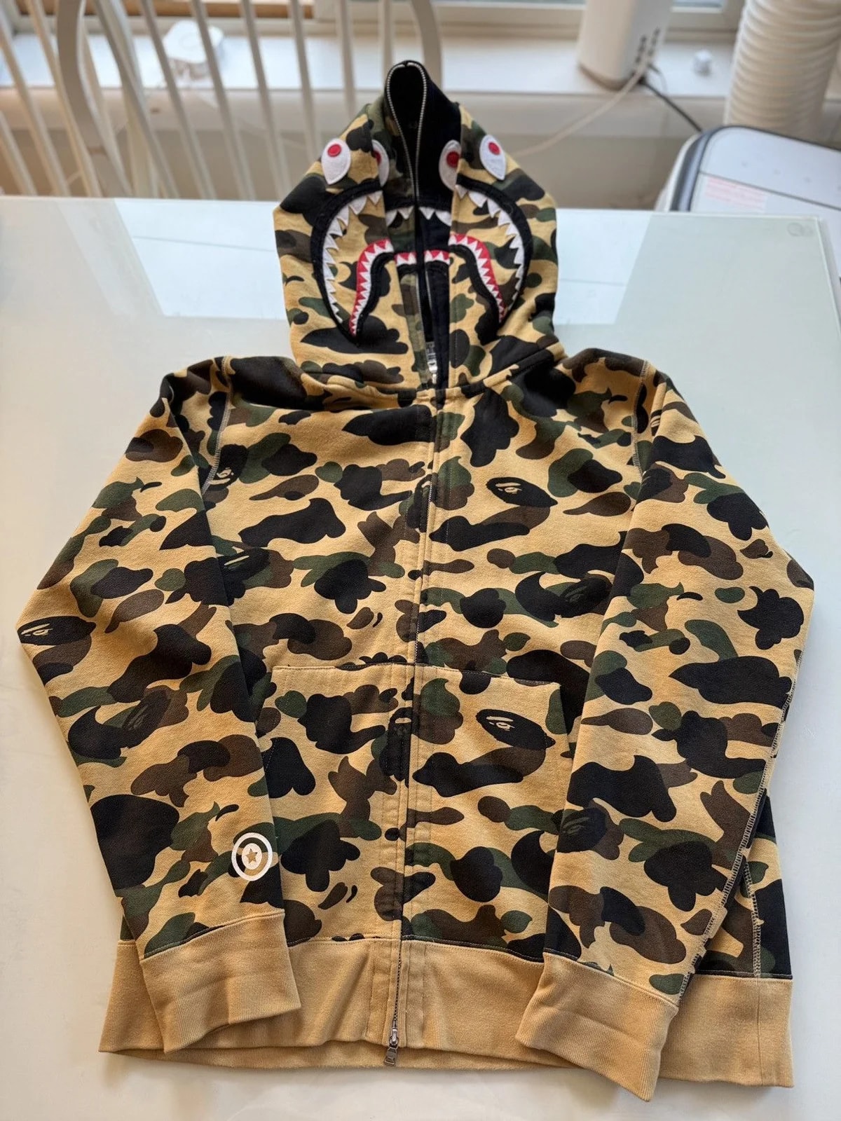 BAPE — Bape Camo Double Hoodie — streetwear — resale