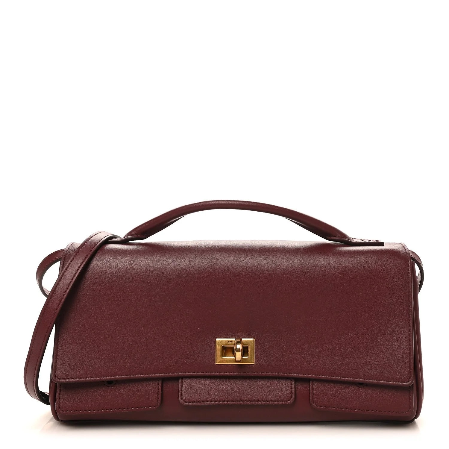 Balenciaga — Smooth Small Bel Air on Strap Dark — Handbag — resale