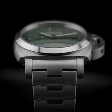 Panerai Luminor 1950 PAM00693 Harrods Green 44mm Titanium Box Papers 2