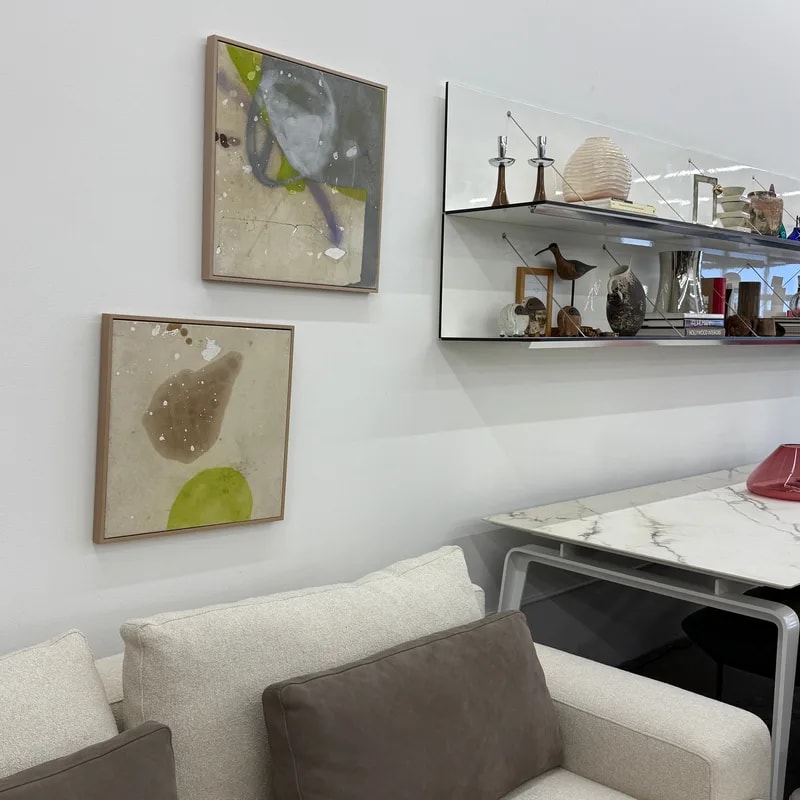 Framed Painting: Allison Caesar Mixed Media - Untitled 2