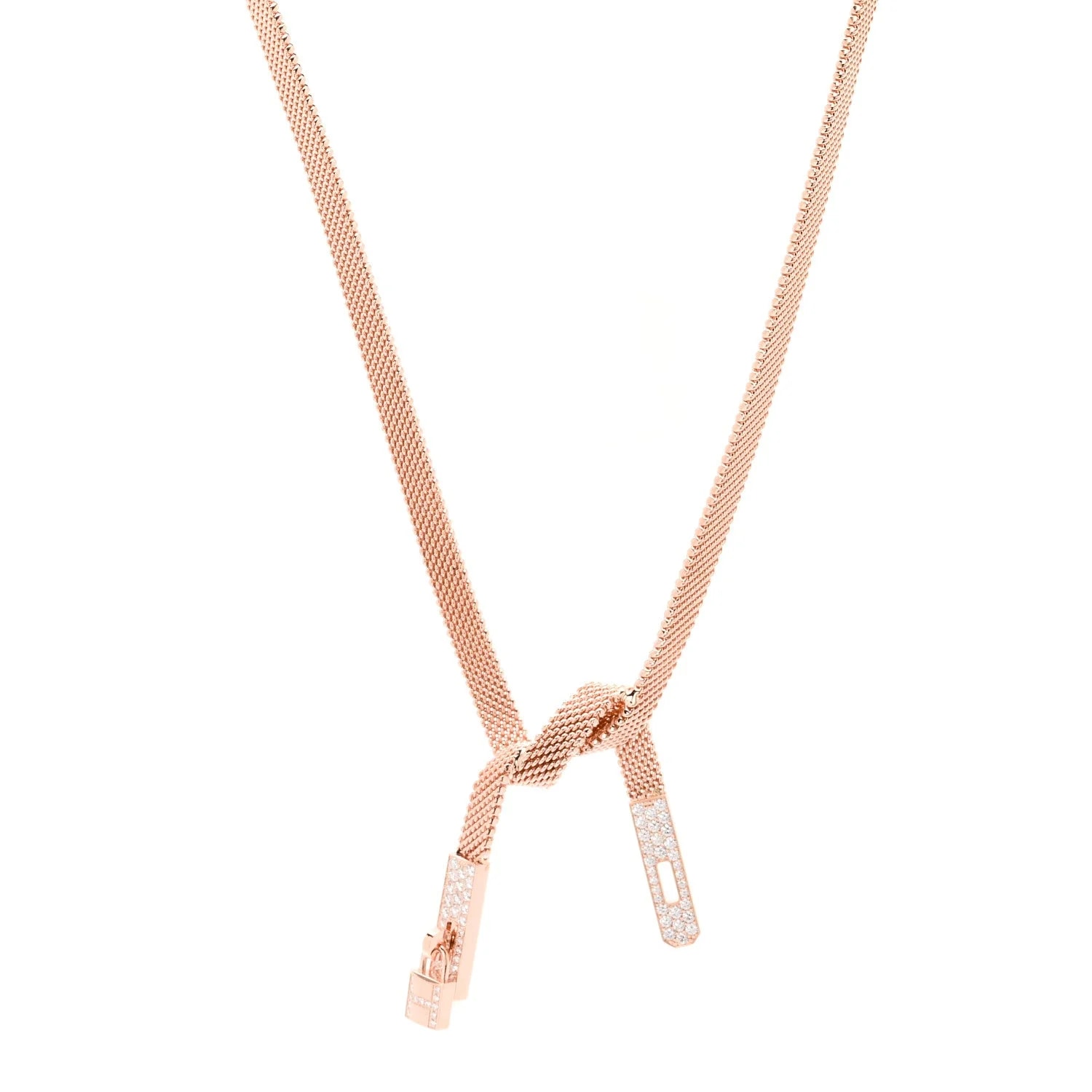 Hermès — 18K Rose Gold Kelly Gavroche — Jewelry — resale