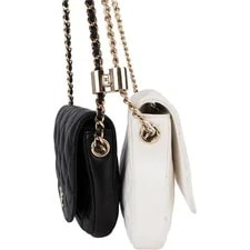 Chanel Side Packs Single Flap Adjustable Duo Crossbody Coco CC 3