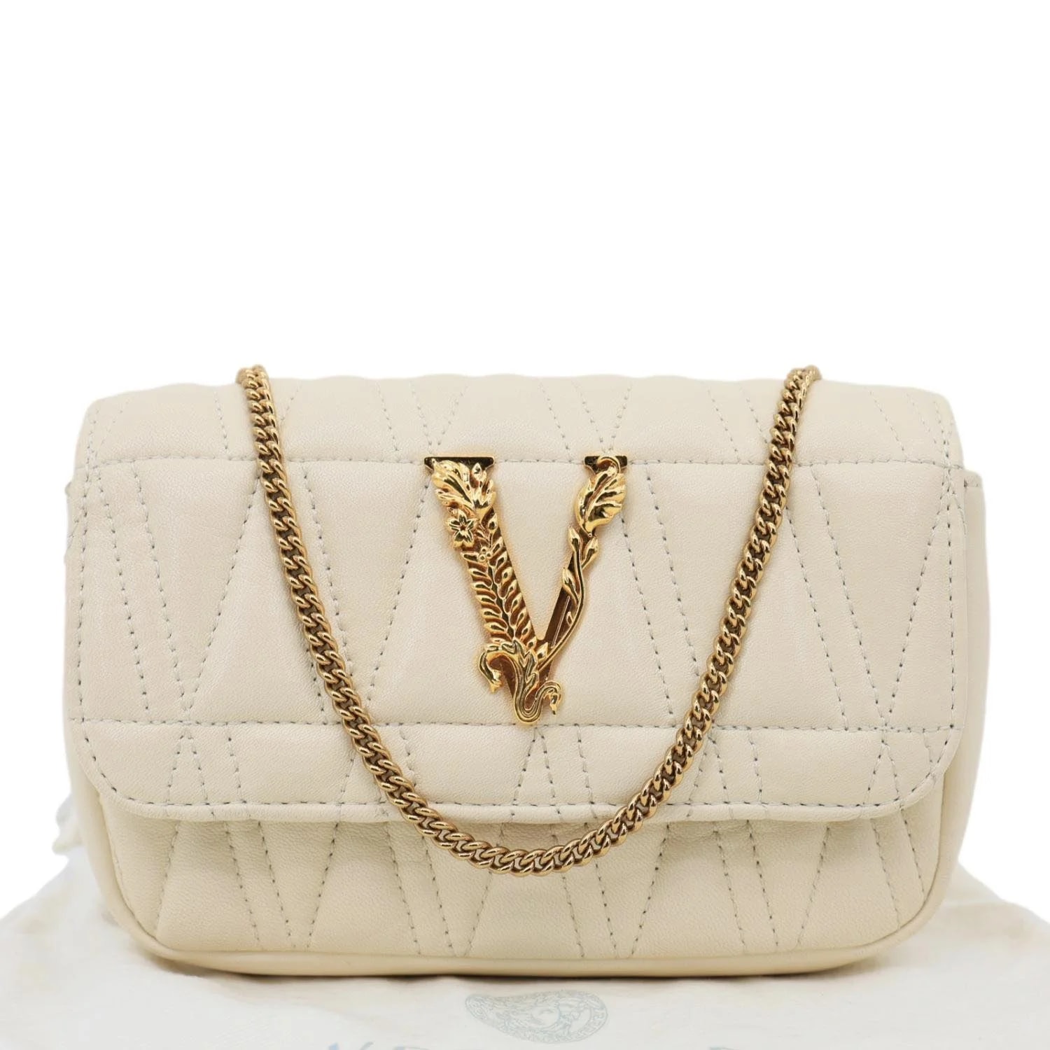 Versace Virtus Flap Mini Chain 3