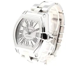 Cartier — Cartier Roadster GMT W62032X6 Automatic 40mm Silver Stainless Steel — Watch — resale